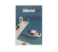 PANTTING Frank Poster Ocean Poster Blonde Album Cover Posters Aesthetic Canvas Wall Art Print Home Decor for Bedroom Living Room12x18inch(30x45cm) Unframe-style