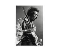 PANTTING Jimi Poster Hendrix Posters Aesthetic Canvas Wall Art Print Home Decor for Bedroom Living Room12x18inch(30x45cm) Unframe-style