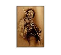 PANTTING Jimi Poster Hendrix Posters Aesthetic Canvas Wall Art Print Home Decor for Bedroom Living Room12x18inch(30x45cm) Unframe-style