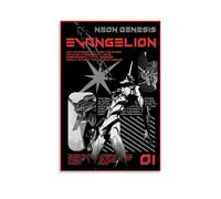PANTTING Neon Genesis Evangeliom Anime Posters Aesthetic Canvas Wall Art Print Home Decor for Bedroom Living Room08x12inch(20x30cm) Unframe-style