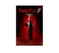 PANTTING Terrifier Horror Movies Posters Aesthetic Canvas Wall Art Print Home Decor for Bedroom Living Room08x12inch(20x30cm) Unframe-style