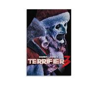 PANTTING Terrifier Horror Movies Posters Aesthetic Canvas Wall Art Print Home Decor for Bedroom Living Room08x12inch(20x30cm) Unframe-style