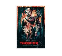 PANTTING Terrifier Horror Movies Posters Aesthetic Canvas Wall Art Print Home Decor for Bedroom Living Room12x18inch(30x45cm) Unframe-style