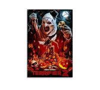 PANTTING Terrifier Horror Movies Posters Aesthetic Canvas Wall Art Print Home Decor for Bedroom Living Room24x36inch(60x90cm) Unframe-style