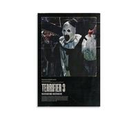 PANTTING Terrifier Horror Movies Posters Aesthetic Canvas Wall Art Print Home Decor for Bedroom Living Room12x18inch(30x45cm) Unframe-style