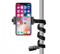 PANTWOO Adjustable Gooseneck Phone Holder - Suitable for Phone Holder for mic Stand，Baby Strollers, Treadmills, Shopping carts, Bicycles, Cars, Boats, and Golf carts