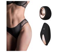 Pantyrebel - Rechargeable Vibrating Panties with Radio Control - Black (S-L)