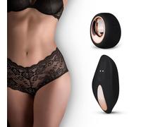 Vibrating BoyShort Black One Size (S-L 34 - 40)