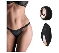Pantyrebel - Wireless Rechargeable Vibrating Panties - Black (S-L)