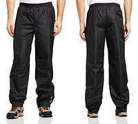Pantz Men's Rain Waterproof Over Trousers - Black, S