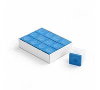panurok Billiard Chalk Cue Tips, 12-Pack, Pool Table Accessories, Blue