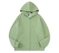 PANVER Men'S Sweatshirt Lightweight Fashion Sport Casual Hooded Pullover Classic Kangaroo Pocket Solid Color Long-Sleeved Sweatshirts J-Bean Green M