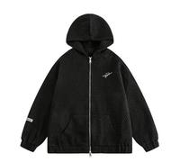 PANVER Men'S Sweatshirt Lightweight Fashion Sport Drawstring Hooded Pullover Classic Kangaroo Pocket Trend Casual Long-Sleeved Sweatshirts D-Black XL