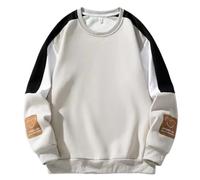 PANVER Men'S Sweatshirt Youth Personality Trend Long-Sleeved Sweatshirts Casual Fashion Printing Pullover G-Khaki XL