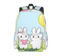 panverix Laptop Backpack Work Backpack Travel Laptop Daypack, Cute Bunny, One Size