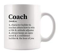 Panvola Coach Definition Mug Coach Gifts Ceramic Mug 11oz White | Appreciation Gifts For Sports Trainor Gym Instructor Mentor From Team Member Novelty Drinkware Coffee Cup