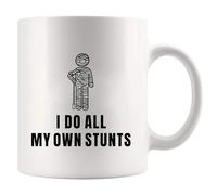 Panvola I Do All My Own Stunts Recovery Gifts Mug 11oz White