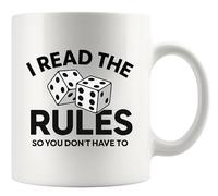 Panvola I Read the Rules So You Don't Have To Board Game Mug 11oz White