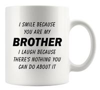 Panvola I Smile Because You Are My Brother Mug 11oz White