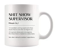 Panvola Shit Show Supervisor Definition Mug Coworker Gifts 11oz