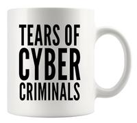 Panvola Tears Of Cyber Criminals Cybersecurity Mug 11oz White