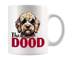 Panvola The Dood Goldendoodle Mug Gift Dog Lover Ceramic Mug 11oz White | Doodle Dad Gift Goldendoodle Owner Gift Dog Mom Novelty Drinkware Ceramic Coffee Cup
