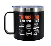 Panvola Things I Do In My Spare Time Car Lover Mug 14oz Black