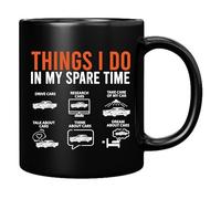 Panvola Things I Do in My Spare Time Mechanic Car Gift Mug 11oz Black