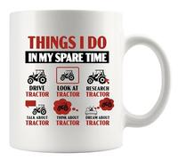 Panvola Things I Do In My Spare Time Tractor Tractor Gifts Mug 11oz White