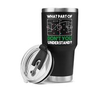 Panvola What Part Don’t You Understand Soccer Tumbler 30oz Black