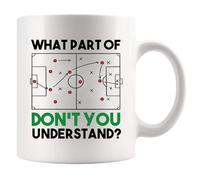 Panvola What Part Don't You Understand Soccer Sports Gift Mug 11oz White