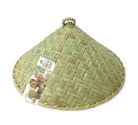 PANWA Traditional Sticky Rice Cooking Steamer Basket Wicker Lid Handcrafted “Universal Fit for all Large” Wing and Round Baskets