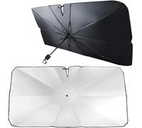 PANXUC Car Umbrella Shade for Windshield for Hyundai i10 N Line 2000-2023 2024, Windscreen Sunshade, UV and Heat Protection with Leather Case