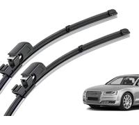 PANXUC Car Windscreen Wipers for Audi A8 D3 2002-2009, Wiper Blades Windshield Windscreen Window Brushes Wiper Arm