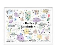 PANYI Motivational Posters Famous Quotes Wall Stickers Positive Affirmation Prints Motivational Poster Canvas Painting for Living Room,Office,Home,Classroom, 30x40cm Frameless