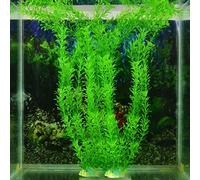 PANYTOW Plastic Aquarium Artificial Plant, Green, 12-inch, Style-12, Plant