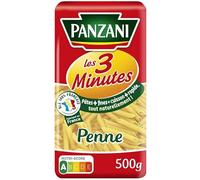 Panzani - Pasta Penne Rigate Cooking Fast 500G - Lot of 4 - Price Per Lot - Fast Delivery