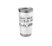 Panzer E-100 German WW2 Super-Heavy Tank Blueprints Stainless Steel Insulated Tumbler