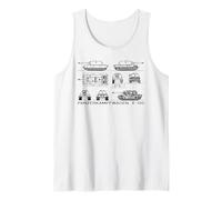 Panzer E-100 German WW2 Super-Heavy Tank Blueprints Tank Top