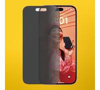 Panzer Glass - Privacy Screen Protector for iPhone 15 - Ultra-Wide Fit w. EasyAligner