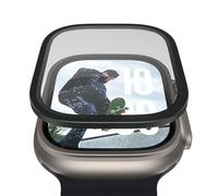 Panzer Glass Screen Protector w. Black Metal Frame Apple Watch 2025 49 mm | Ultra 2 | Ultra