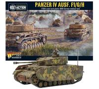 Panzer IV Ausf F1/G/H Medium Tank 1:56 German Army Plastic Scale Model Tank | 1:56 / 28mm German Army Plastic Scale Model Tank Kit for Bolt Action Highly Detailed World War 2 Miniatures by Warlord Games