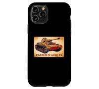 Panzer IV Ausf F2 German WW2 Tank Illustration Case for iPhone 11 Pro