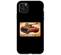 Panzer IV Ausf F2 German WW2 Tank Illustration Case for iPhone 11 Pro Max