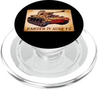 Panzer IV Ausf F2 German WW2 Tank Illustration PopSockets PopGrip for MagSafe