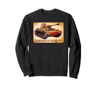Panzer IV Ausf F2 German WW2 Tank Illustration Sweatshirt