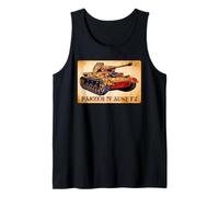 Panzer IV Ausf F2 German WW2 Tank Illustration Tank Top
