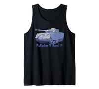 Panzer IV Ausf H German WW2 Tank Illustration Tank Top