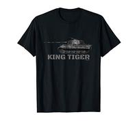 Panzer King Tiger WW2 German Tank T-Shirt