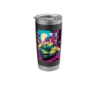 Panzer Pop Art Comic Style Leopard Panzer Stainless Steel Insulated Tumbler